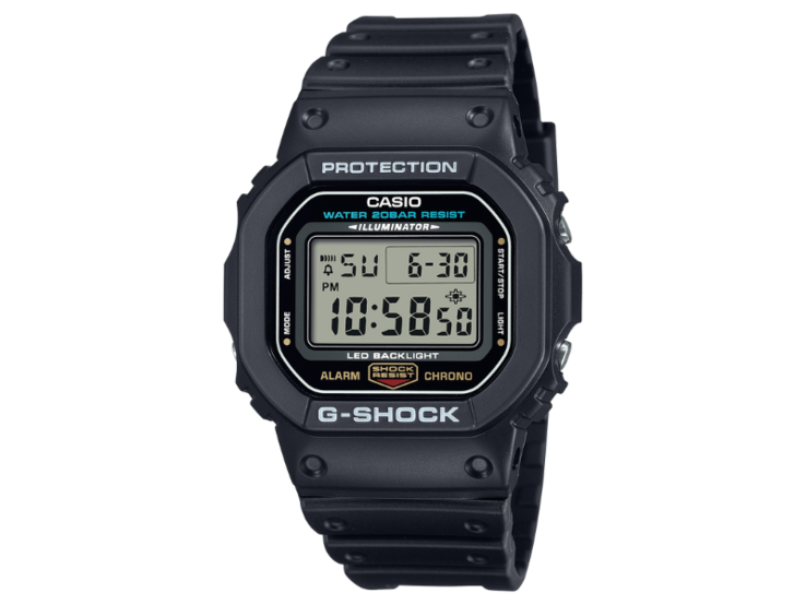 Afbeeldingen van de DW5600UE-1 worden nu getoond op de productlijst van de DW5600E-1V bij Casio US. (Afbeeldingsbron: Casio)