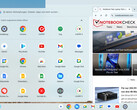 Chrome Flex gebruikersinterface. (Afbeeldingsbron: Notebookcheck)