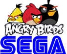 Sega heeft aangekondigd dat het het bedrijf koopt dat Angry Birds heeft gemaakt. (Afbeelding: logo's van Sega en Angry Birds)