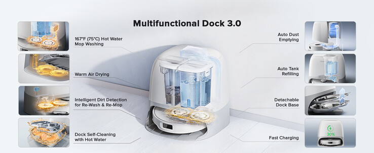 De Roborock Qrevo Curv S5X is goedkoper dan zijn voorganger. (Afbeeldingsbron: Roborock)