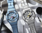 Casio Manga GA-2100MNG-serie heeft twee horloges, één in blauw en één in wit. (Afbeeldingsbron: Casio)