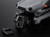 DJI Air 3S cameramodule. (Afbeeldingsbron: @Quadro_News)