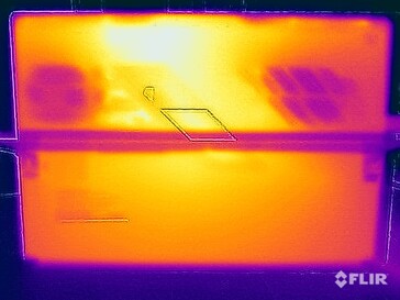 Stresstest oppervlaktetemperaturen (achterzijde)