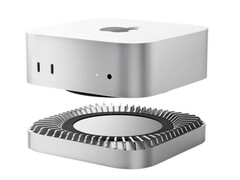 Het nieuwe Mac mini dock van RayCue ruilt poorten voor een snellere externe SSD. (Afbeeldingsbron: RayCue)