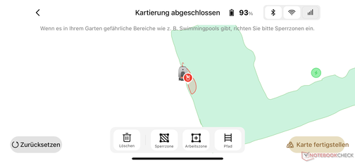 Uitsluitingszones instellen in de Dreame A1 herziening