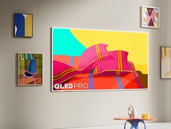 De TCL NXTFRAME 4K QLED Smart Google TV is ontworpen om eruit te zien als een kunstwerk. (Afbeeldingsbron: TCL)