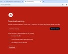 Beveiligingswaarschuwing op volledig scherm in Google Chrome (Afbeeldingsbron: gHacks Technology News)