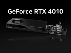 Deze schetsmatige Nvidia RTX 4010 lijkt een licht aangepaste versie te zijn van de A400 Ampere Workstation GPU (Afbeelding bron: Nvidia - bewerkt)