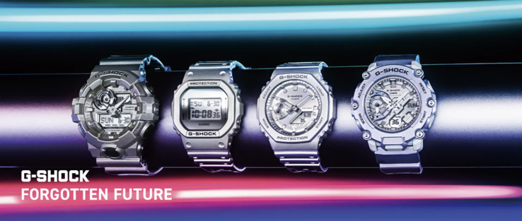 De volledige Casio Forgotten Future collectie (Afbeelding bron: Casio)