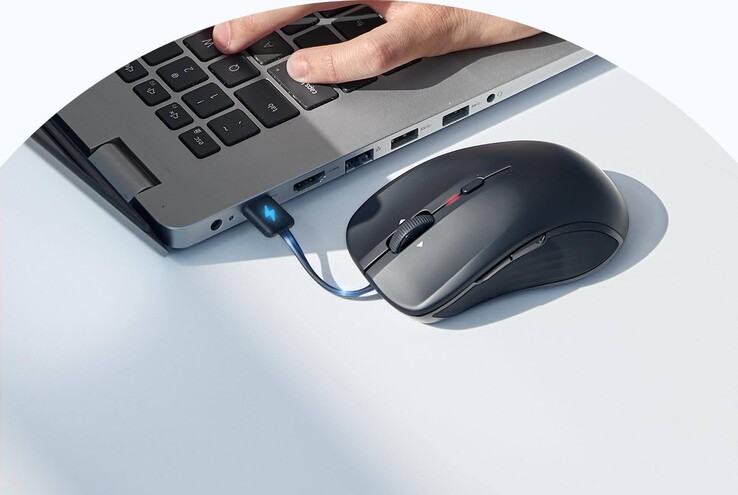 De ESR MagMouse draadloze muis heeft een batterijlevensduur van 160 uur bij één keer opladen (Afbeelding bron: ESR)