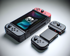 Onofficiële render van Nintendo Switch 2 Joy-Cons (Afbeeldingsbron: gegenereerd met DALL-E 3)