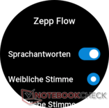 Zepp Flow-instellingen