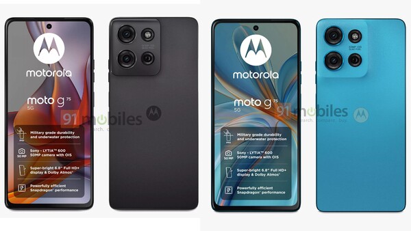 De Moto G75 zou tussen de Moto G55 en Moto G85 in geprijsd moeten zijn. (Afbeeldingsbron: 91Mobiles)