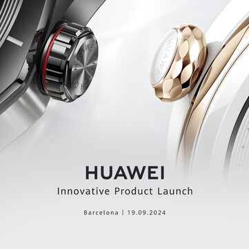 Een afbeelding die de Huawei Watch GT 5 lijkt te tonen. (Afbeelding bron: Huawei via X)