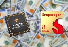 De MediaTek Dimensity 9400 wordt officieel in oktober gelanceerd. (Afbeeldingsbron: MediaTek, Qualcomm, Giorgio Torvato, bewerkt)