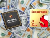 De MediaTek Dimensity 9400 wordt officieel in oktober gelanceerd. (Afbeeldingsbron: MediaTek, Qualcomm, Giorgio Torvato, bewerkt)