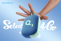 De Soundcore Select 4 Go weegt slechts 265 gram. (Afbeeldingsbron: Soundcore Amazon)