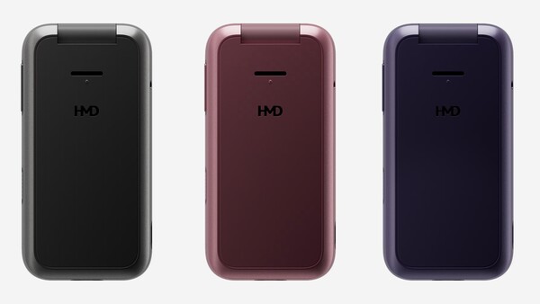 De HMD 2660 Flip is verkrijgbaar in drie kleuren. (Afbeeldingsbron: HMD)