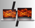 De 18-inch versie van de HP ZBook Fury G1i (rechts) heeft een iets lagere resolutie (2560x1600) dan de 16-inch variant (links), maar compenseert dit met een hogere verversingssnelheid van 165 Hz. (Afbeeldingsbron: HP)