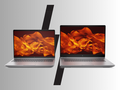 De 18-inch versie van de HP ZBook Fury G1i (rechts) heeft een iets lagere resolutie (2560x1600) dan de 16-inch variant (links), maar compenseert dit met een hogere verversingssnelheid van 165 Hz. (Afbeeldingsbron: HP)