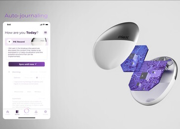De AI van de Piex Pendant kan suggesties geven voor een rustiger leven op basis van individuele gegevens en chats. (Afbeeldingsbron: Piex AI)