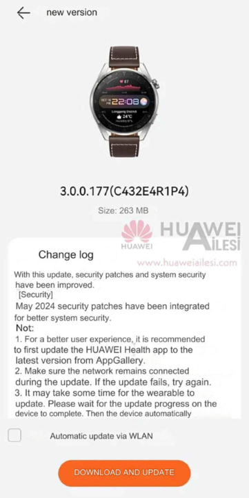 (Afbeeldingsbron: Huawei Ailesi via Google Translate)