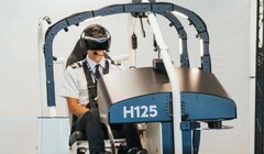 Loft Dynamics H125 is de allereerste VR vluchtsimulator die FAA-kwalificatie ontvangt voor gebruik in training en certificering van helikopterpiloten. (Afbeeldingsbron: Loft Dynamics)