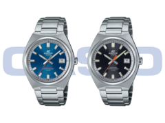 De Casio Edifice EFB109D-2AV (links) en de Casio Edifice EFB109D-1AV (rechts). (Afbeeldingsbron: Casio)