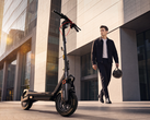Ninebot Max G3 Pro in een door AI gegenereerd stadslandschap