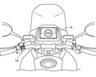 TFT-instrumentendisplay en op het stuur gemonteerde bedieningselementen om te schakelen tussen groothoek- en ingezoomde weergave (Afbeelding bron: Suzuki)