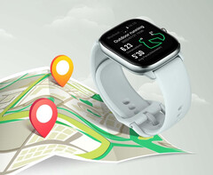 De nieuwe GTS 4 Mini is een merkwaardige toevoeging aan de productlijn van Amazfit, ouder model afgebeeld. (Afbeeldingsbron: Amazfit)