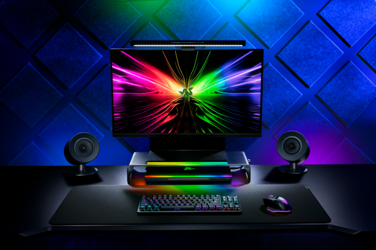 De nieuwe Monitor Stand Chroma in actie. (Bron: Razer)