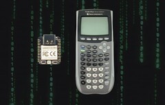 TI-84 + ESP32 = magie (Afbeelding Bron: ChromaLock op YouTube)