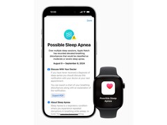 De slaapapneu detectiefunctie op de Apple Watch kreeg eerder deze september de goedkeuring van de FDA. (Afbeeldingsbron: Apple)