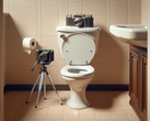 De Amerikaanse start-up Thorne heeft een AI-ondersteunde toiletcamera ontwikkeld die uitwerpselen fotografeert en op basis daarvan de darmgezondheid beoordeelt. (Afbeeldingsbron: DallE 3)