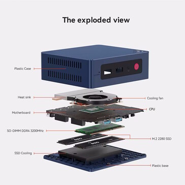 Er kunnen twee SSD's worden gemonteerd. (Afbeeldingsbron: Beelink)