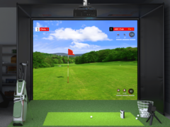 De BenQ Ace is een laserprojector voor golfsimulatie. (Afbeeldingsbron: BenQ)