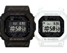 De zwarte Casio GW-5000HS-1 en de witte Casio GW-5000HS-7 horloges. (Afbeelding bron: Great G-Shock World - upscalen met AI) 