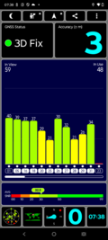 GPS-test buitenshuis