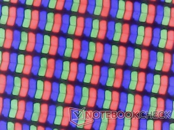 Scherpe RGB-subpixels met minimale korreligheid van de glanzende overlay