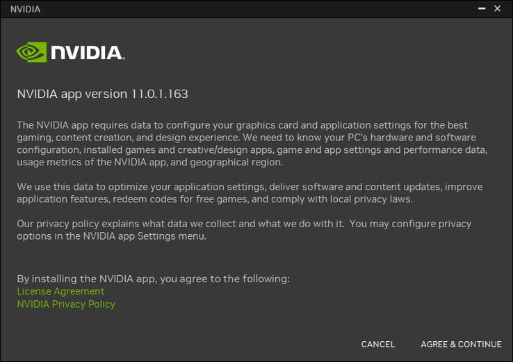 Nvidia app officiële release eindelijk beschikbaar (Afbeeldingsbron: Eigen)