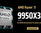 De Ryzen 9 9950X3D en Ryzen 9 9900X3D zijn verschenen op Geekbench (bron: AMD)