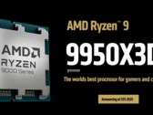 De Ryzen 9 9950X3D en Ryzen 9 9900X3D zijn verschenen op Geekbench (bron: AMD)