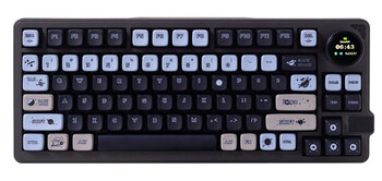 Het Gamakay LK75-toetsenbord wordt geleverd met een unieke keycap-set met ruimtethema. (Afbeeldingsbron: Gamakay)