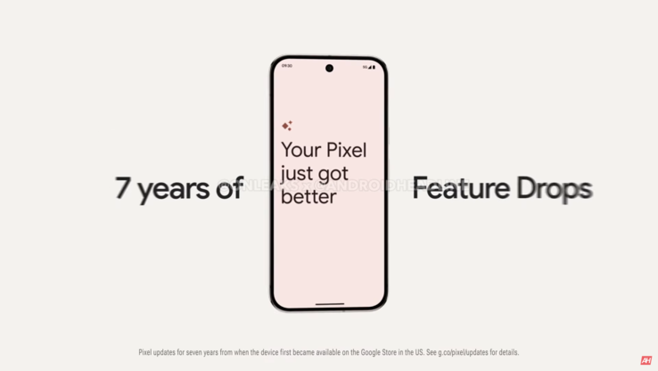 De hele Google Pixel 9-serie krijgt zeven jaar lang updates (bron: Android Headlines)