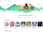 De Kids-sectie in Google Play (Afbeeldingsbron: Eigen)