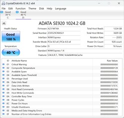 ADATA SE920 werkt met PCIe 4.0 x4