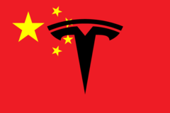 Tesla kan binnenkort Chinese chauffeursgegevens gebruiken als zaadje voor het kweken van zelfrijdende software die over de hele wereld wordt gebruikt. (Afbeelding via Wikimedia Commons w/bewerkingen)