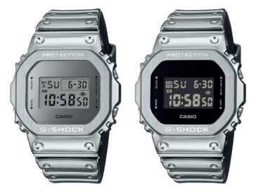 De Casio GM5600YM-8A8 (links) lijkt op de GM5600YM-8 (rechts). (Afbeeldingsbron: Casio)