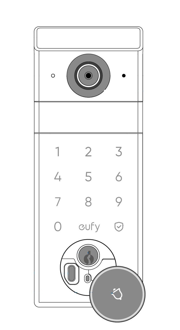 Het geruchtmakende eufy Security Video Smart Lock S3 Pro. (Afbeeldingsbron: u/joshuadwx via Reddit)